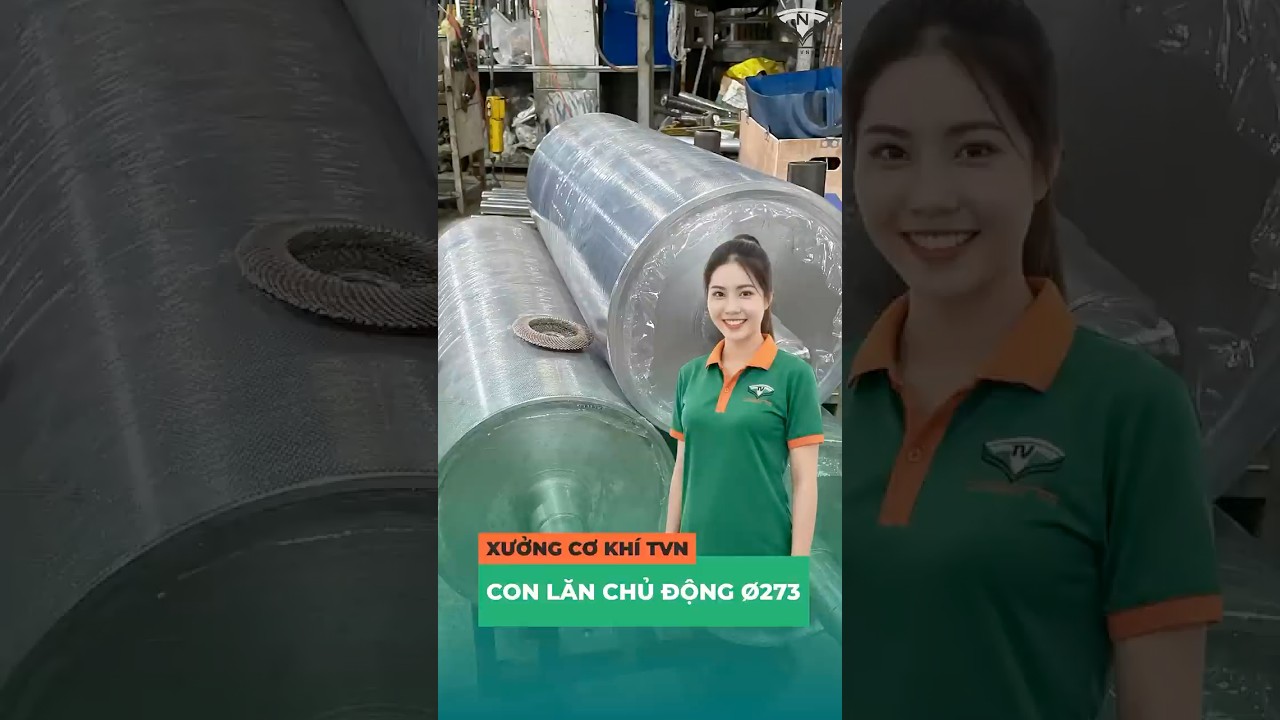 Con lăn chủ động phi 273 | Xưởng cơ khí TVN #TVN #conlan #bangtai #conlanchudong #conlanbangtai