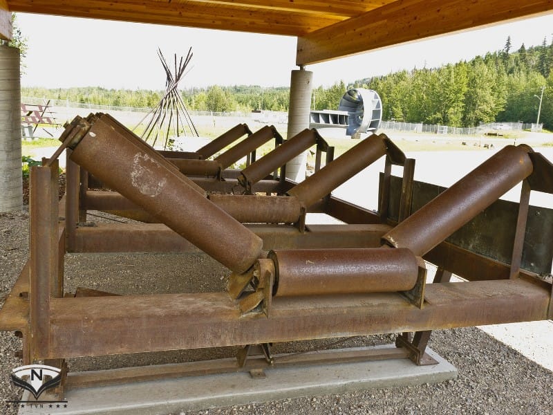 Con lăn bị rỉ sét