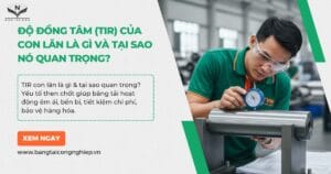 Độ đồng tâm của con lăn