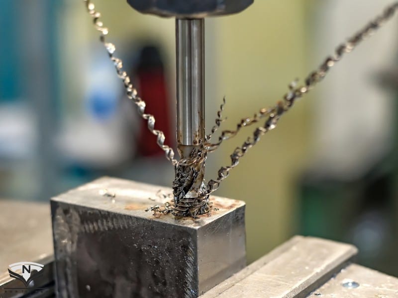 Gia công taro trên thanh kim loại