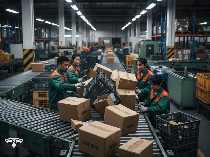 Lỗi kẹt hàng khi lựa chọn khoảng cách con lăn không phù hợp