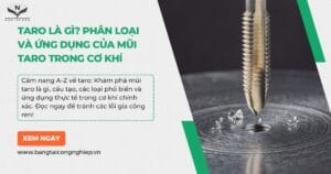 Taro tạo ren trong cơ khí