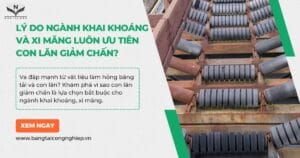 Vì Sao Ngành Khai Khoáng và Xi Măng Luôn Ưu Tiên Con Lăn Giảm Chấn?