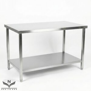Mẫu bàn thao tác inox đơn đơn giản