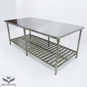 Mẫu bàn thao tác inox cho nhà bếp công nghiệp